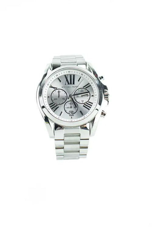 Reloj de pulsera Michael Kors Bradshaw de acero inoxidable en tono plateado (MK5535)