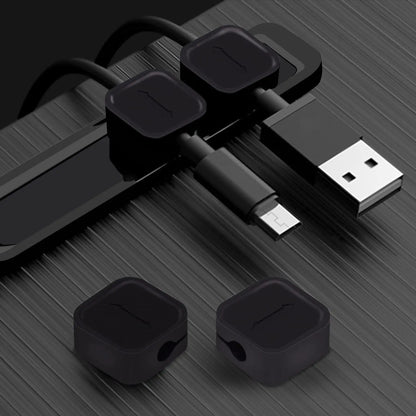 OYE 4-Piece Magnetic Cable Clips Management Set