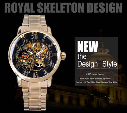 Gent's Openwork Mechanical Timepiece