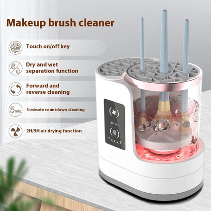 USB-Equipped Cosmetic Brush Care System