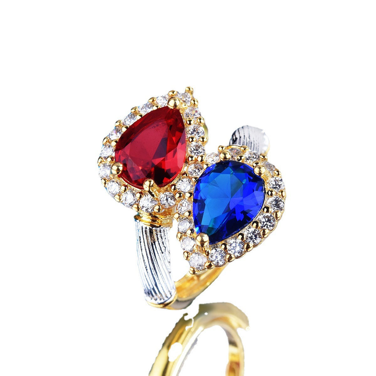 Timeless Two-Tone Elegance Ring
