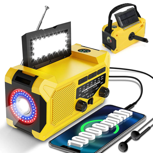 Solar Multi-Tool Emergency Radio 10000mAh
