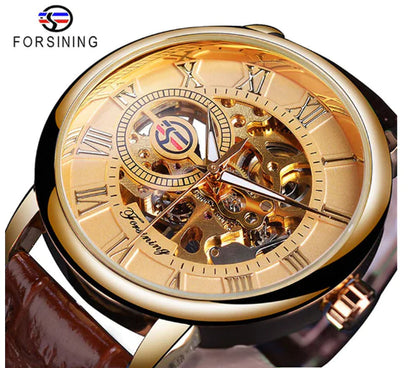 Gent's Openwork Mechanical Timepiece
