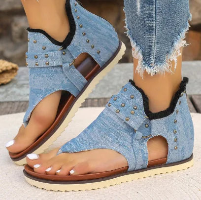 Chic Summer Canvas Flats