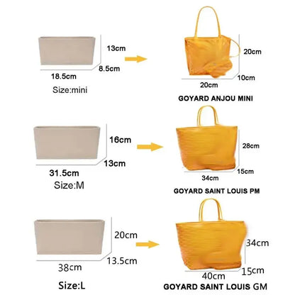 Felt Handbag Makeup Organizer