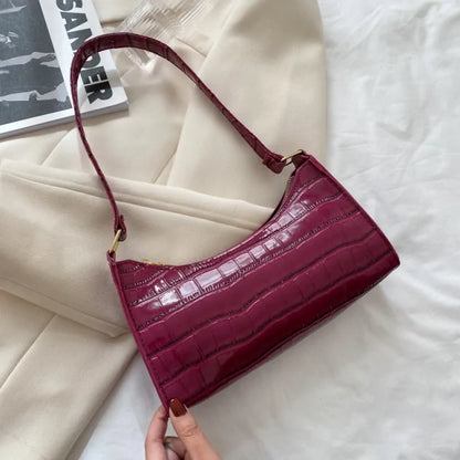 Bolso de hombro de cuero