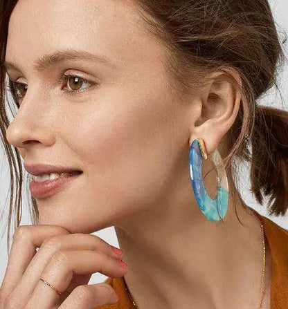 Eva - Pendientes azules