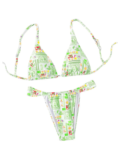 Boho Chic Wireless 2-Piece Swim Set