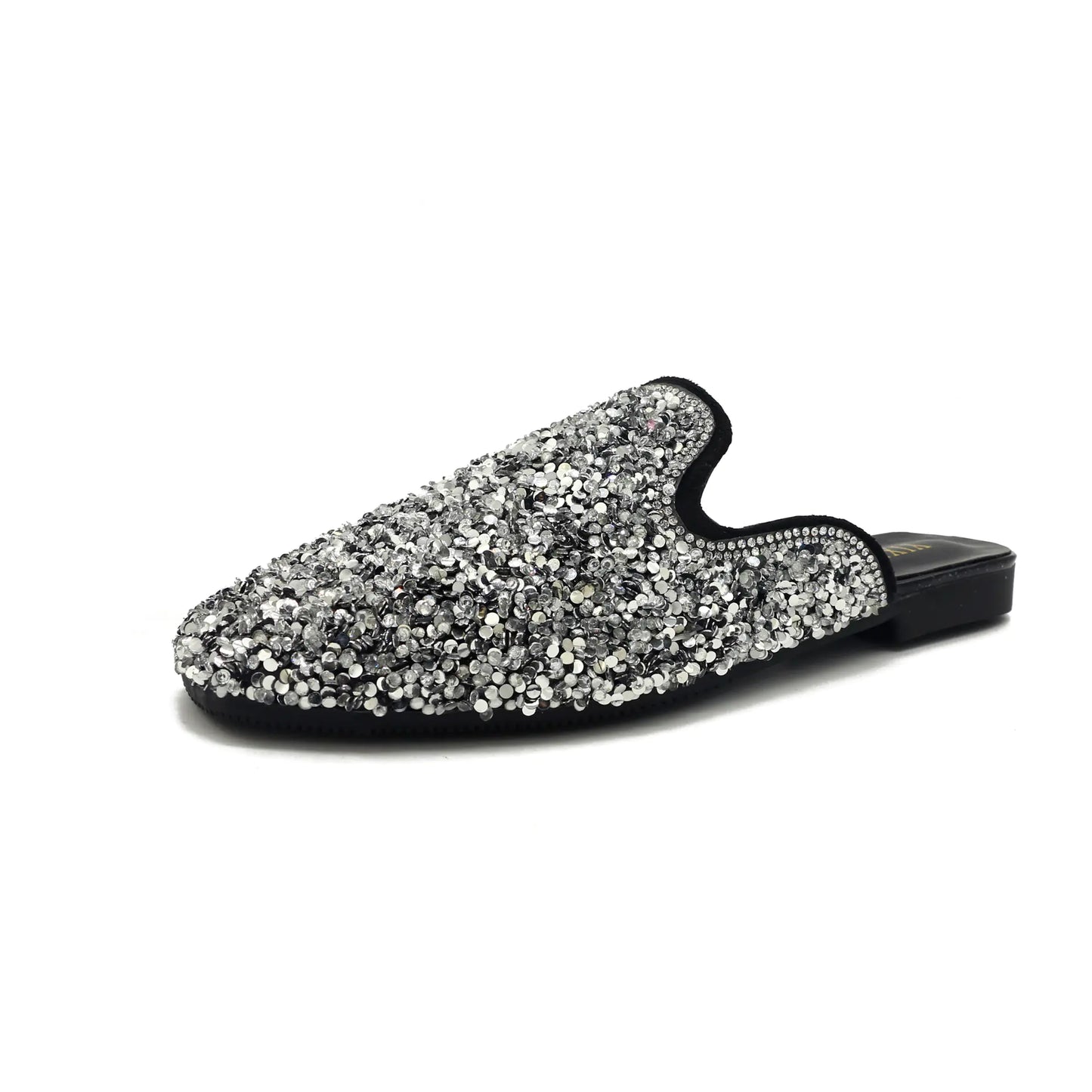 Korean Chic Sequined Mules