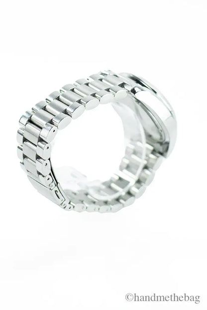 Reloj de pulsera Michael Kors Bradshaw de acero inoxidable en tono plateado (MK5535)